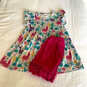 Shorts and blouse set